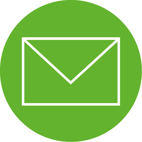 Grafik von einem Briefumschlag als Link für Mailings